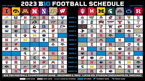 big .com 2023|2023 big ten football schedule.